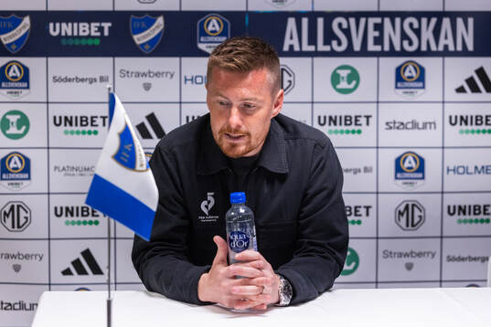 Halmstads huvudtränare Johan Lindholm