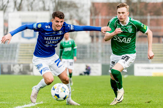 Trelleborgs Eren Alievski och Brages Jacob Stensson
