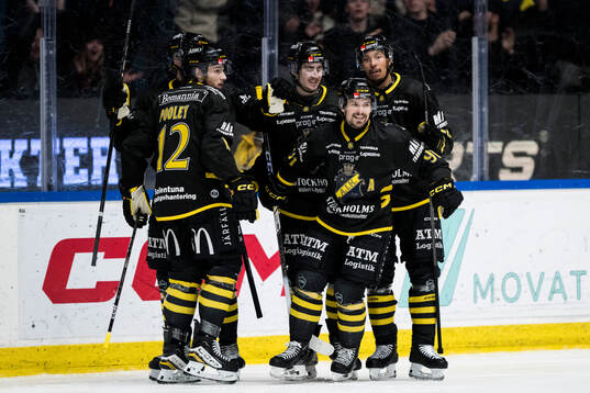 AIKs Gerry Fitzgerald, Scott Pooley, Daniel Ljungman och