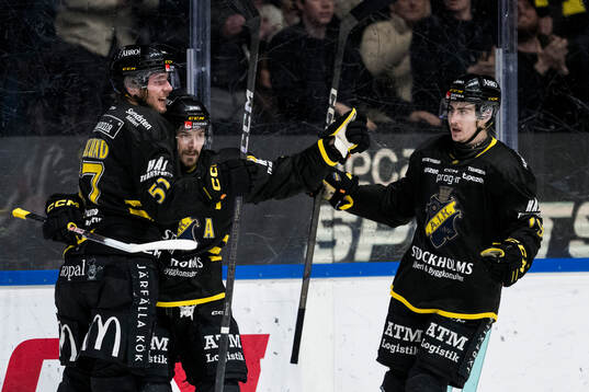 AIKs Gerry Fitzgerald, Alfred Barklund och Daniel Ljungman