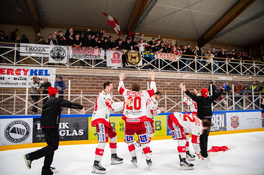 Troja/Ljungbys Oscar Nordin, Filip Lennström Fabian