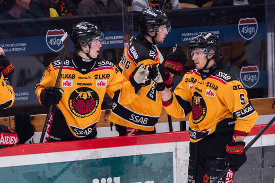 Luleås Marcus Hardegård jublar