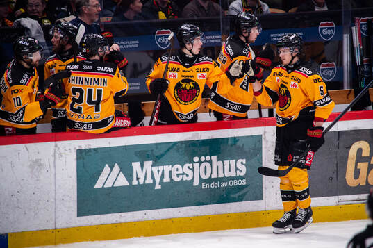 Luleås Marcus Hardegård jublar