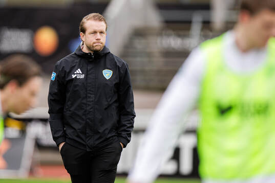 Umeå FCs tränare Anders Bååth Sjöblom