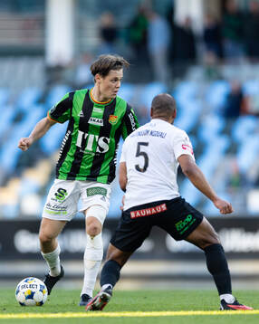 GAIS Axel Henriksson mot Brommapojkarnas Serge-Junior