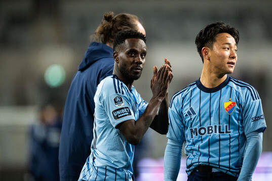Djurgårdens Tokmac Nguen jublar