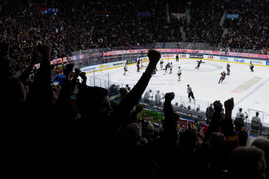 Djurgårdens Linus Klasen jublar