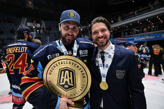 Djurgårdens Marcus Krüger och assisterande sportchef