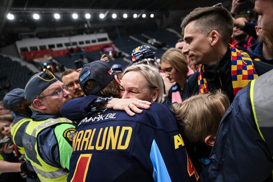 Djurgårdens Edvin Hammarlund jublar