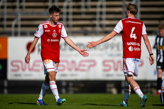 Sandvikens IFs Filip Olsson och Olle Samuelsson