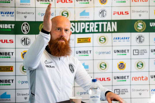 Landskronas tränare Max Mölder