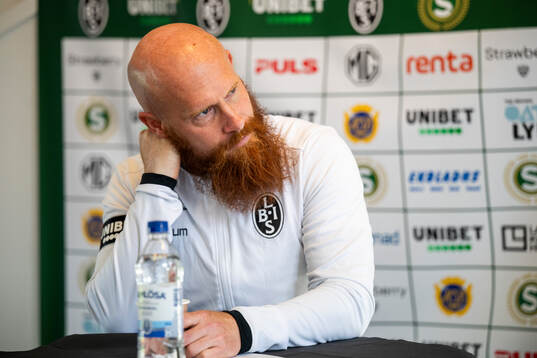 Landskronas tränare Max Mölder