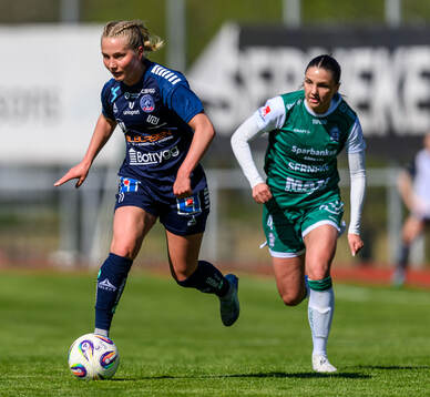 Linköpings Maria Olafsdottir Gros och Alingsås Alexandra Roholt