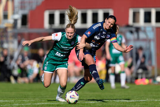 Alingsås Tilde Karlsson och Linköpings Emma Lennartsson