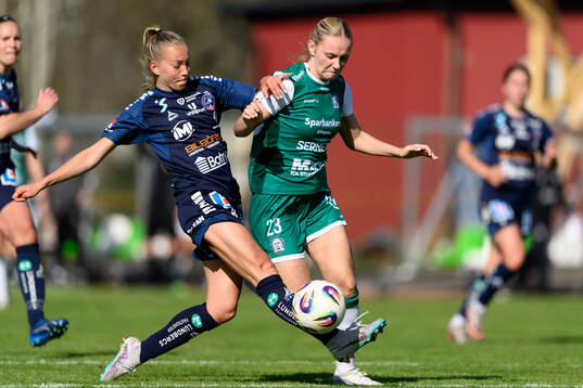 Linköpings Sara Eriksson och Alingsås Tilde Karlsson