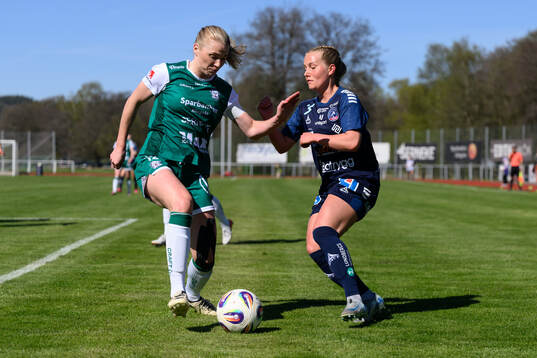 Alingsås Moa Jarl och Linköpings Maria Olafsdottir Gros