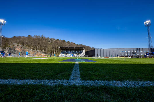 Spelarna värmer upp