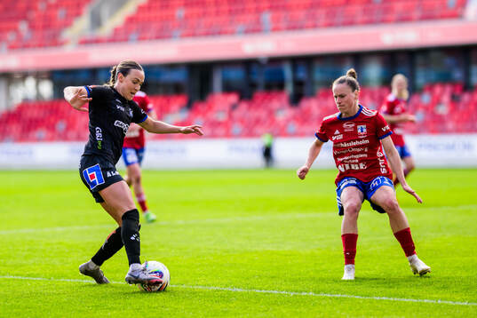 Växjö DFFs Larkin Russel och Vittsjös Julia Tunturi