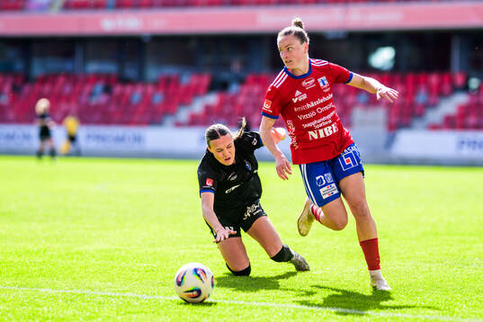 Växjö DFFs Larkin Russel och Vittsjös Julia Tunturi