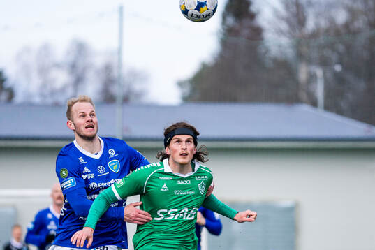 Umeå FCs Eythor Martin Björgolfsson och Brages Lorik Konjuhi