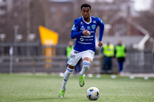 Umeå FCs Maximilian Dejene