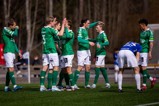 Brages spelare jublar efter vinsten