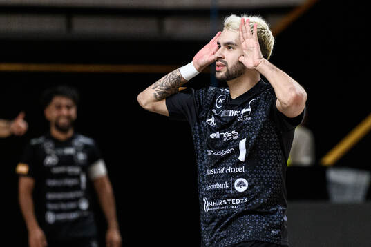 Kalmars Maicon Tauan jublar efter 2-2