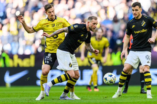 Elfsborgs Simon Olsson och AIKs John Guidetti