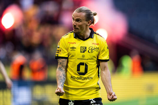 Elfsborgs Niklas Hult reagerar