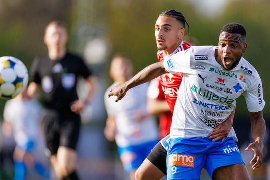 IFK Norrköpings Moutaz Neffati och Värnamos Johnbosco