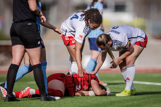 Rosengårds målvakt Eartha Cumings