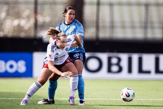 Rosengårds Oona Sevenius och Djurgårdens Camille Ashe
