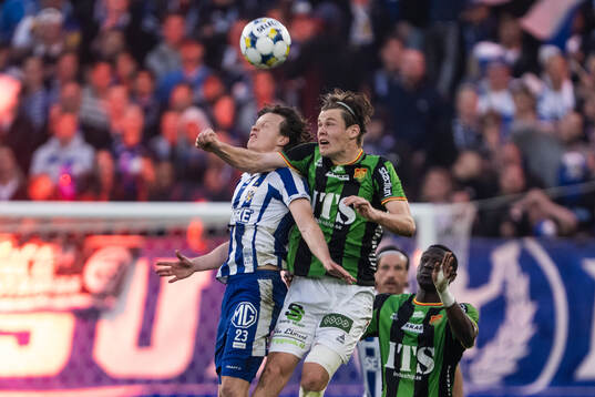 IFK Göteborgs Kolbeinn Thordarson och GAIS Axel Henriksson