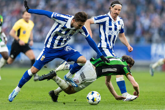 IFK Göteborgs Anders Trondsen och GAIS Axel Henriksson