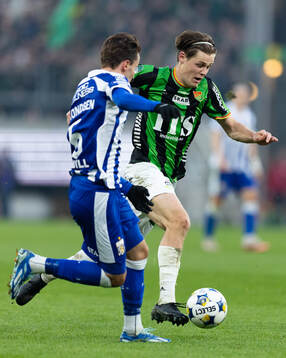 IFK Göteborgs Anders Trondsen och GAIS Axel Henriksson