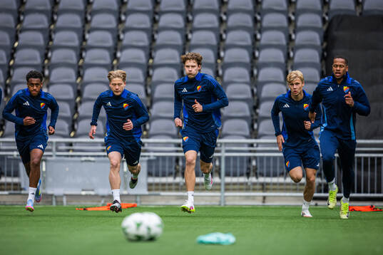 Isak Alemayehu Mulugeta, Matias Siltanen, August Priske Flyger, Theo Bergvall and Zakaria Sawo