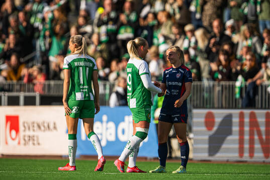 Hammarbys Cathinka Tandberg och Rosengårds Emilie Woldvik