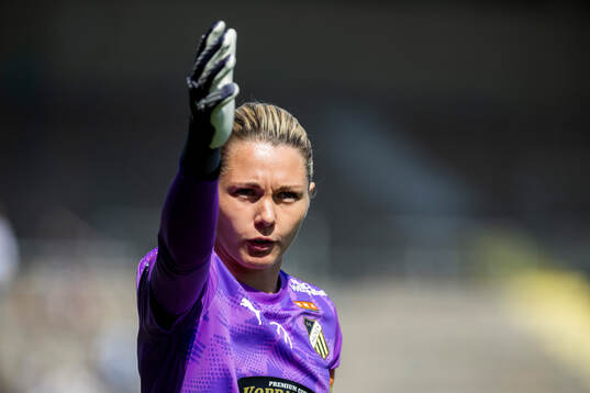 Häckens målvakt Jennifer Falk