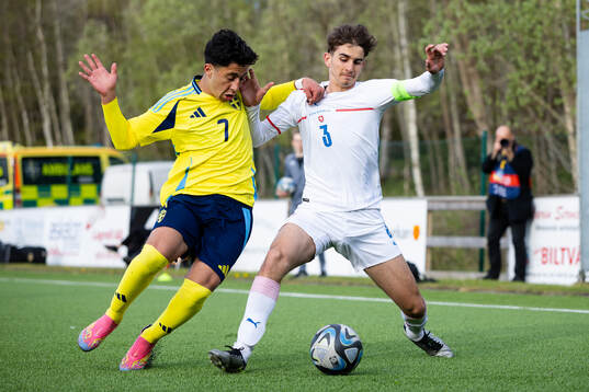 Rayan Bardghji of Sweden and André Thomas Sivok of Czech Republic
