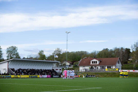 General view of Brastad Arena ahead of the UEFA Development Tournament between Sweden and Czech Republic on May 2, 2025 in Lysekil. 
