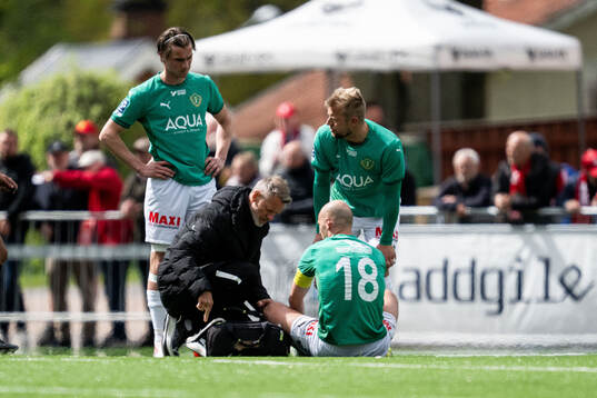 Jönköpings Södras Jonathan Drott har ont