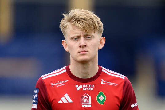 Skövde AIKs Elias Nordström vid lineup