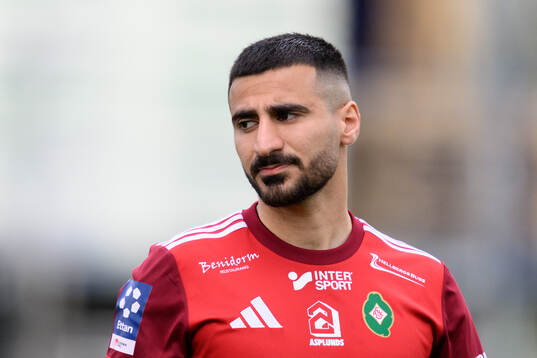 Skövde AIKs Elmar Abraham vid lineup