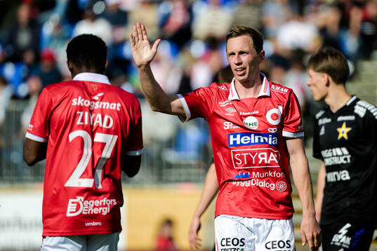 Degerfors Ziyad Salifu och Erik Lindell