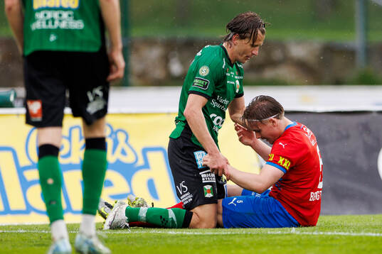 Varbergs Jesper Jonasson Westermark och Helsingborgs Simon