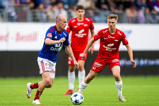 Petter Dahle Strand of Vålerenga and Lars Bjørnerud