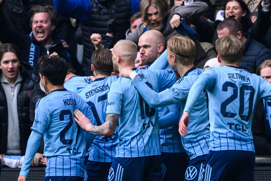 Djurgårdens Marcus Danielson jublar