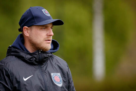 Eskilstuna Uniteds tränare Rickard Johansson