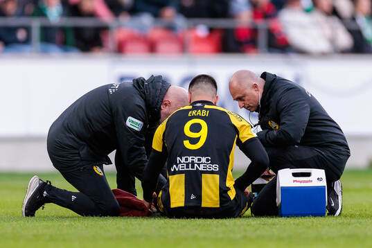 Hammarbys Jusef Erabi får vård