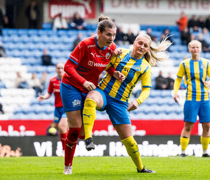 Helsingborgs Hanna Lundell och Eskilsminnes Alma Bertilsson